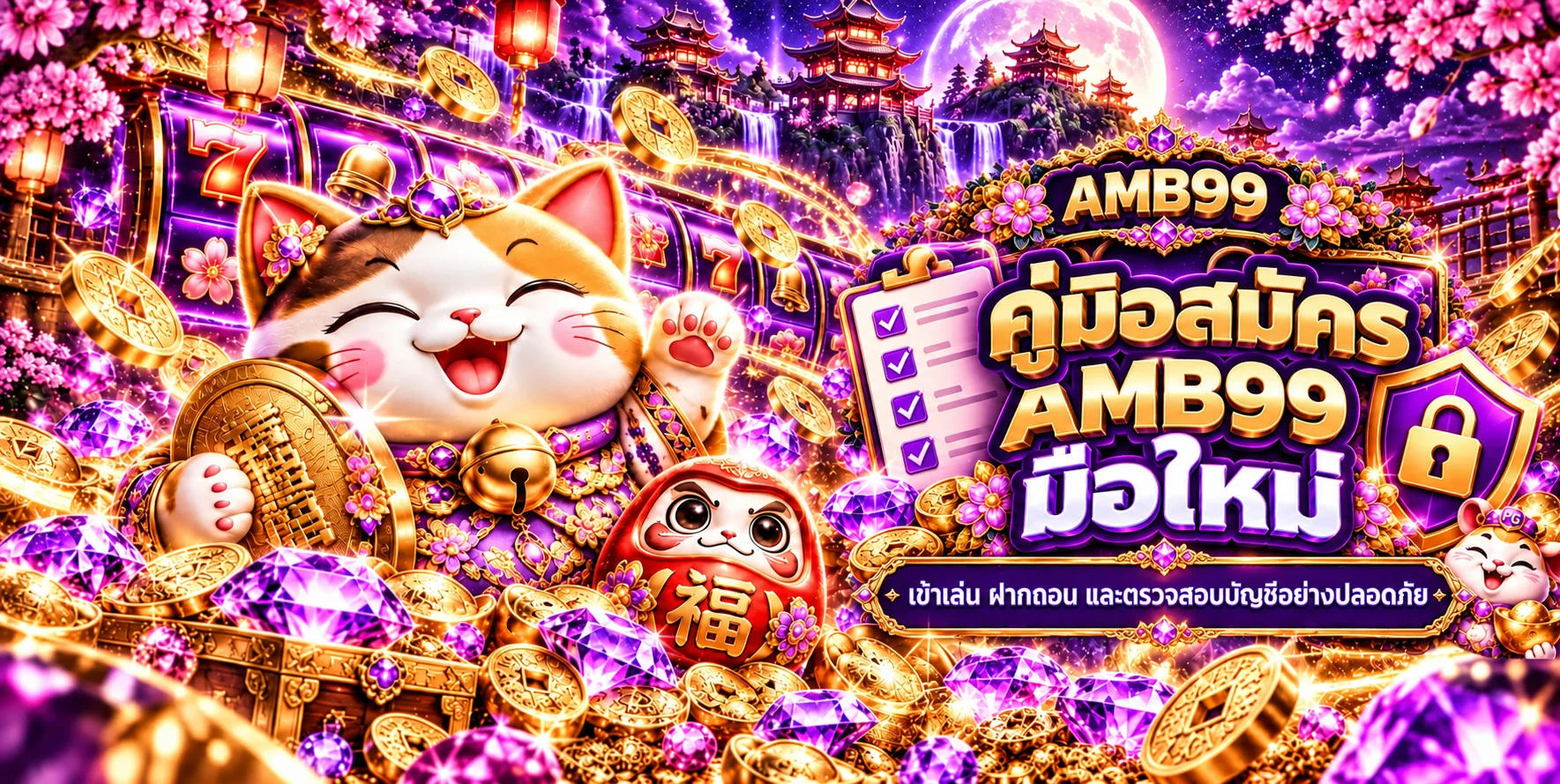 AMB99 คู่มือสมัคร เข้าเล่น ฝากถอน สำหรับมือใหม่
